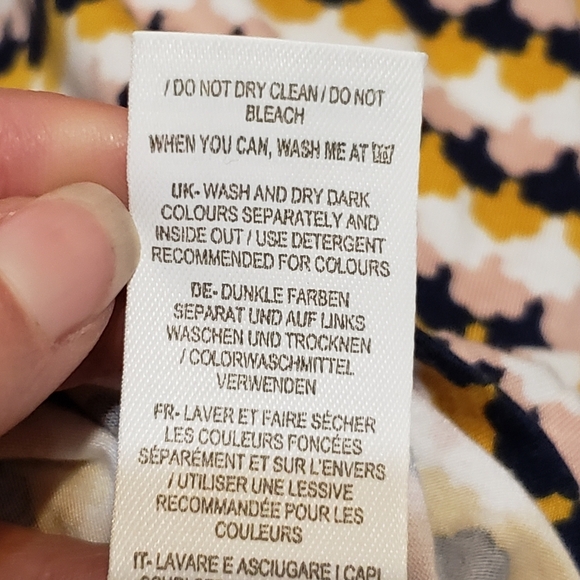 Boden Size 6 Elegant Striped Dress in Navy and Cream - Picture 11 of 12